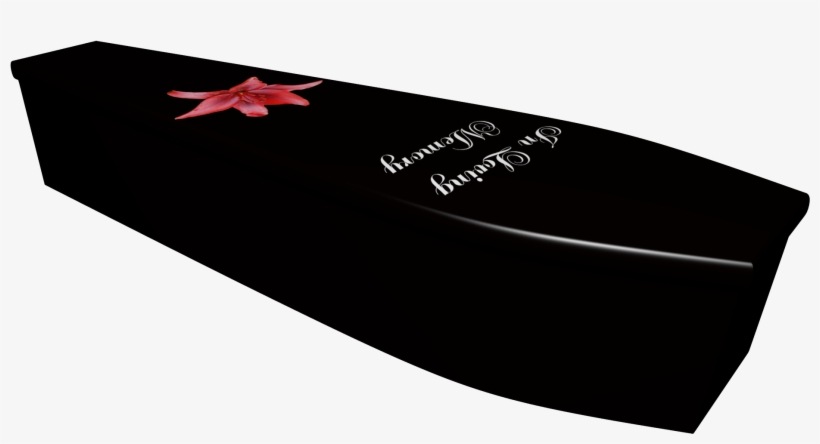In Loving Memory Printed Wooden Coffin - Coffin, transparent png download