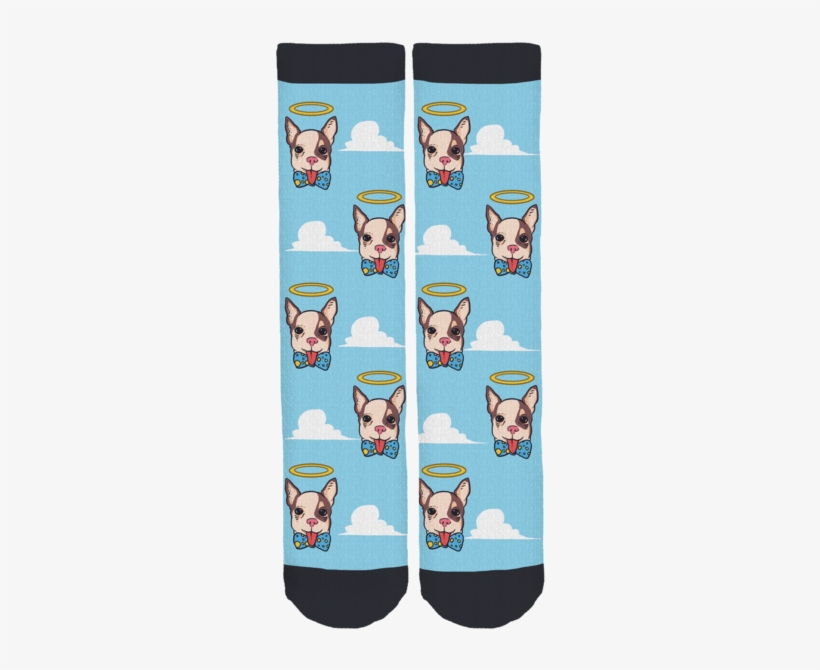 In Loving Memory Of Speedy Boy Crew Socks - Front And Back Socks, transparent png download
