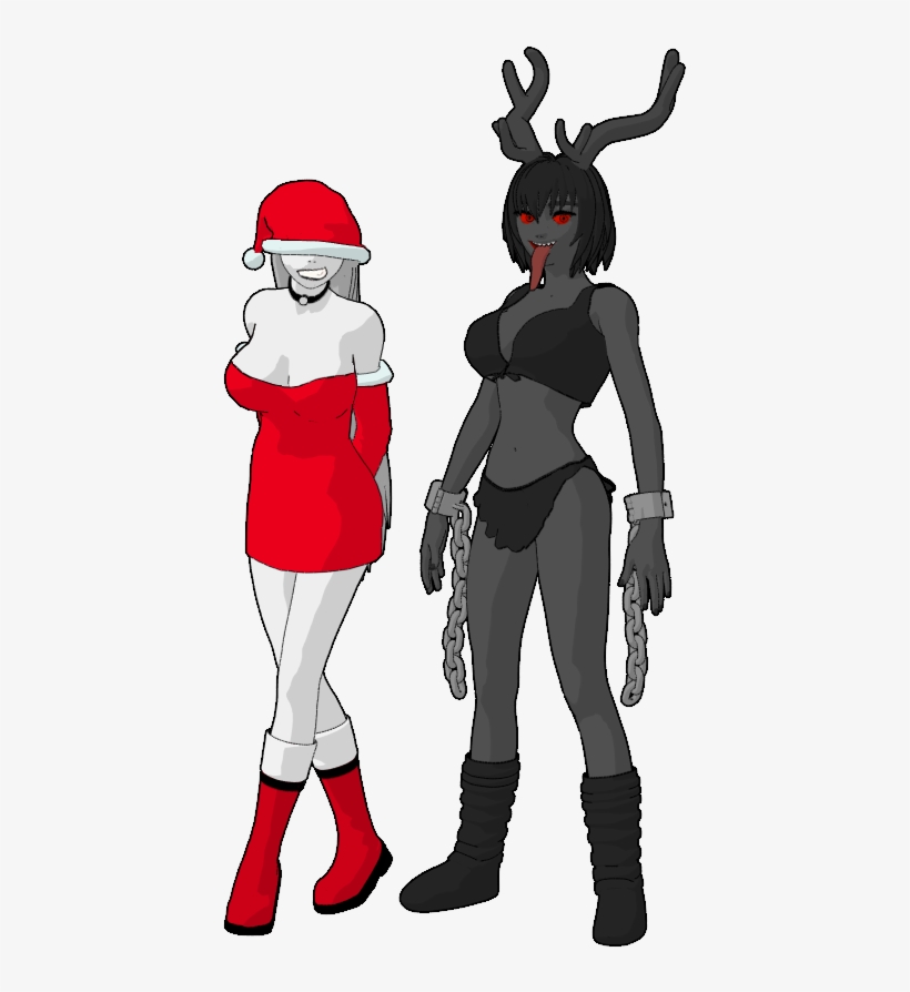 Good Bad Christmas Edition By Ndt On - Cartoon, transparent png download