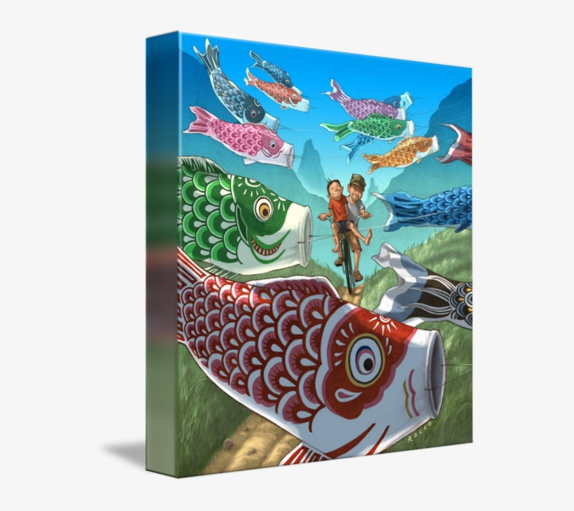 Art Imagekind Koinobori Others Graphic Transparent - Gallery-wrapped Canvas Art Print 11 X 12 Entitled Koinobori, transparent png download