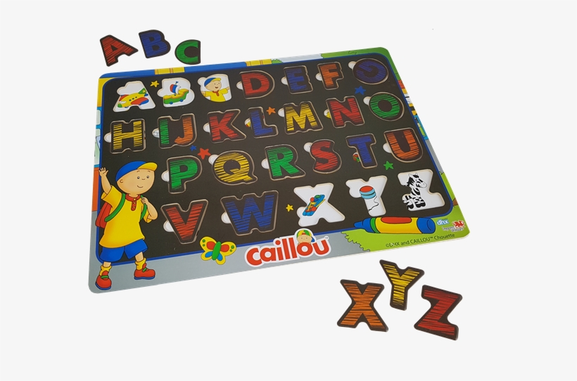 Caillou Abc Wood Puzzle - Caillou A To Z Learning Puzzle 30361260, transparent png download