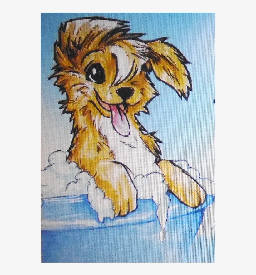 Doggie Dog Wash 60" Curtains, transparent png download