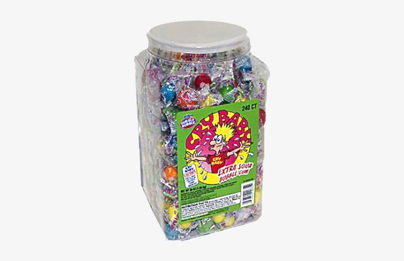 Cry Baby Extra Sour Bubble Gum - Cry Baby Extra Sour Bubble Gum (240ct), transparent png download