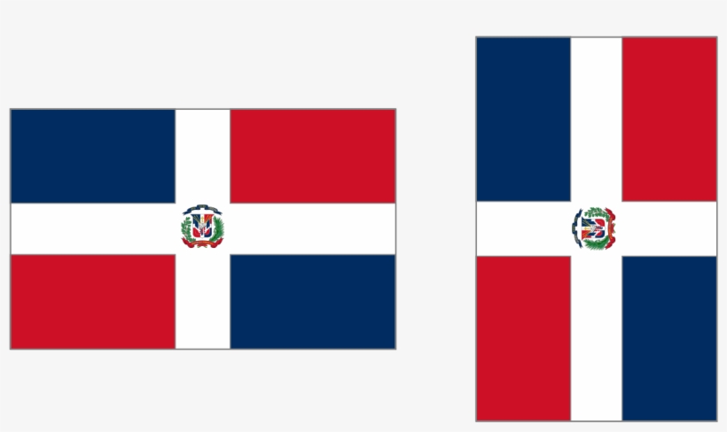 Bandera De La República Dominicana - Bandera De Republica Dominicana Vertical, transparent png download