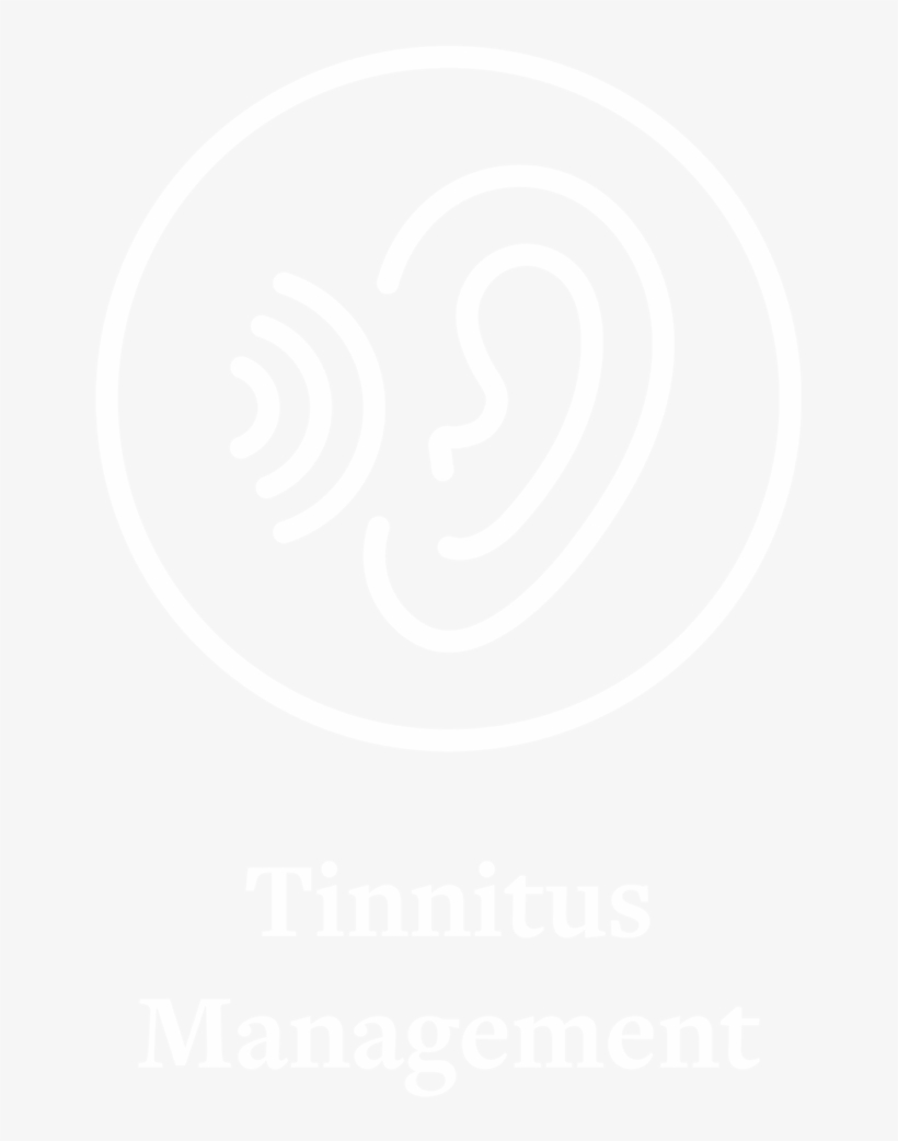 Tinnitus Management Circle Icon White Outline - Johns Hopkins Logo White, transparent png download