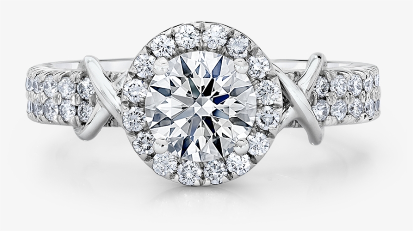 Round Twisted Band Engagement Rings, transparent png download
