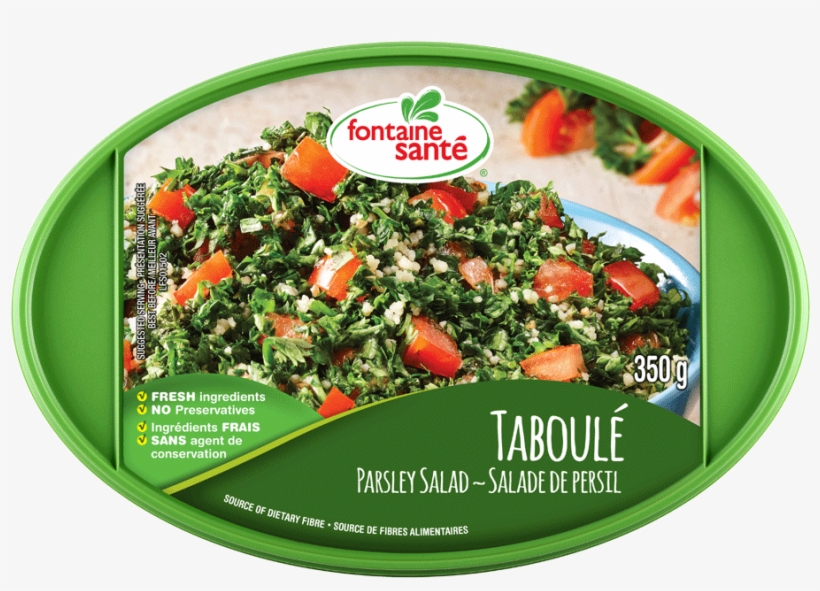 Taboulé - Parsley Salad - Taboulé Fontaine Santé, transparent png download