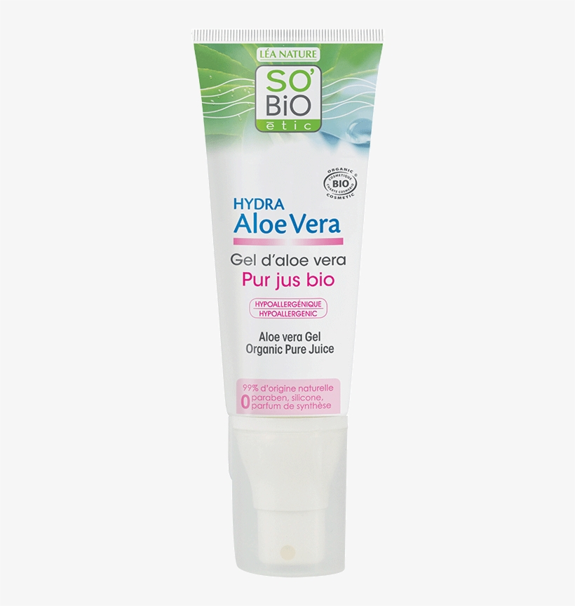 So'bio Étic Pure Organic Aloe Vera Gel - So Bio Aloe Vera, transparent png download