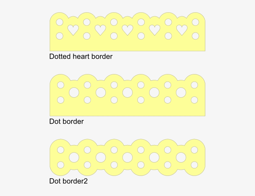 Dotted Borders - Circle, transparent png download