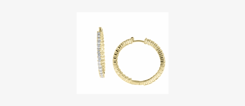 18 Karat Gold Plate Riveting Bangle - Bracelet Jonc Ouvert Zirconiums Argent 925/ Rhodié, transparent png download