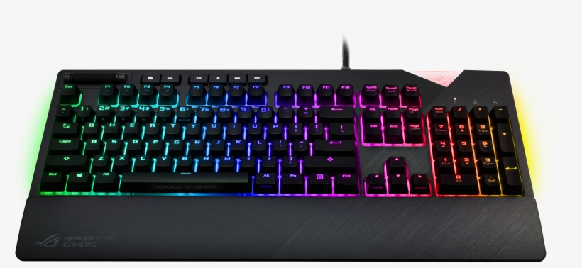 Asus - Asus Rog Strix Flare Mechanical Keyboard, transparent png download