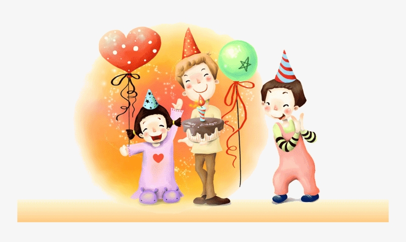 Then Open An Email Editor And Paste The Background - Birthday With Family Cartoon, transparent png download