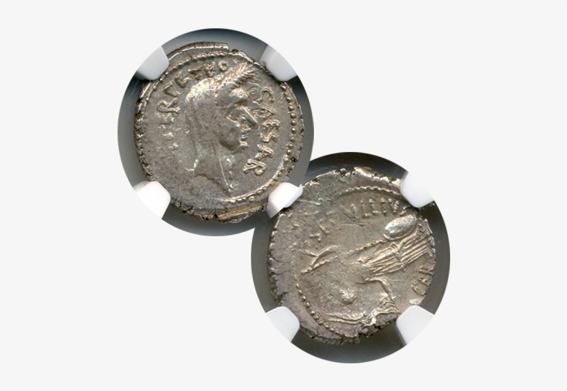 Julius Caesar Denarius - Dime, transparent png download