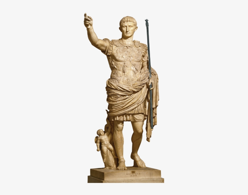 Reigned As The 1st Emperor Of The Roman Empire From - Escultura Del Arte Romano, transparent png download