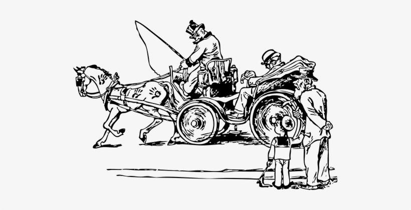 Horse, Chariot, Carriage, Charioteer - รถ ม้า Png, transparent png download
