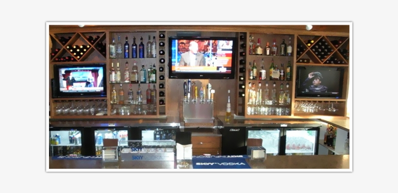 Bar With Wines In The Shelf - Gadget, transparent png download