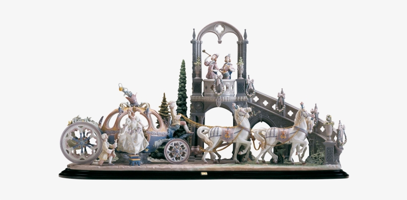 Cinderella Will Be Arriving At Our New Fantastique - Lladro Porcelain Figurine Cinderella's Arrival, transparent png download