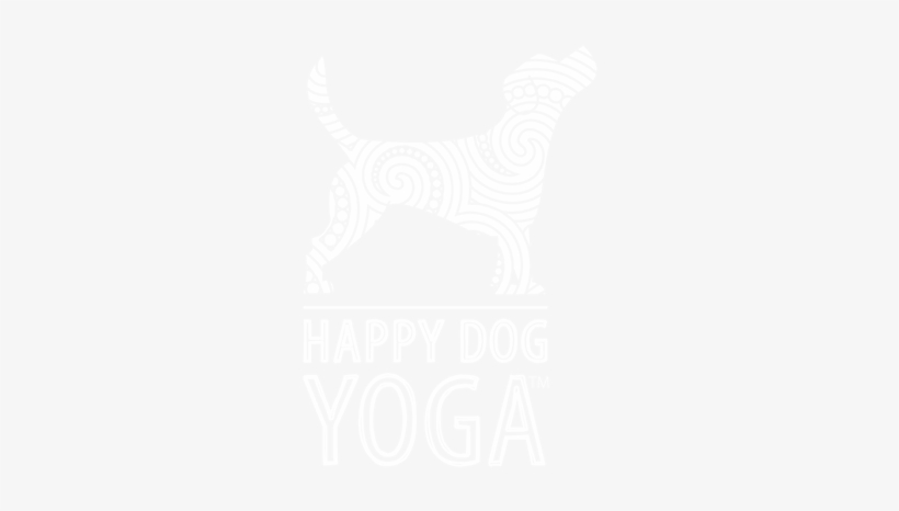 Hdy Logo White Small - Happy Dog Yoga, transparent png download
