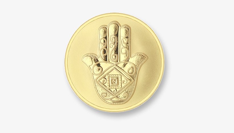 Hand Gold Plated - Mi Moneda Munt, transparent png download