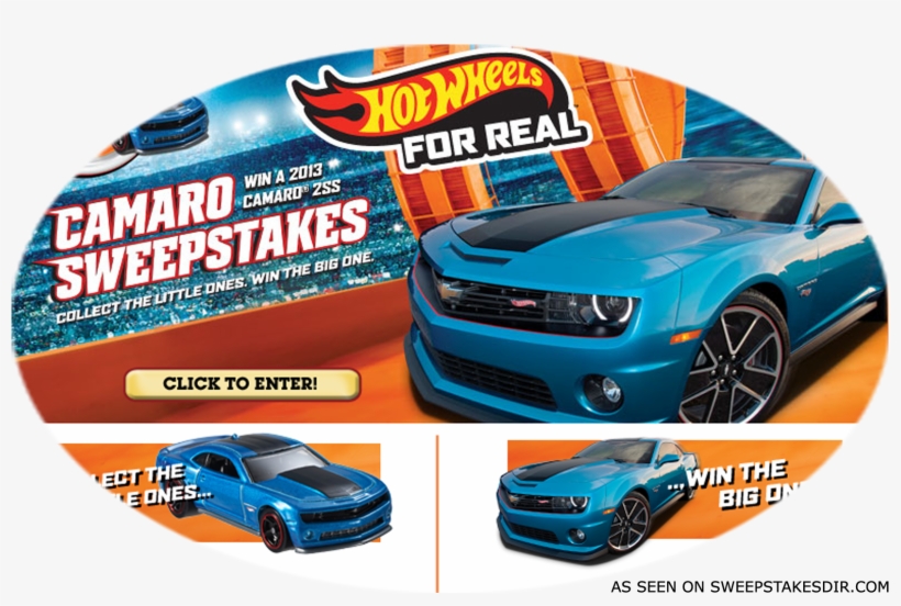 Com Hot Wheels For Real Camaro Sweepstakes - Team Hot Wheels, transparent png download