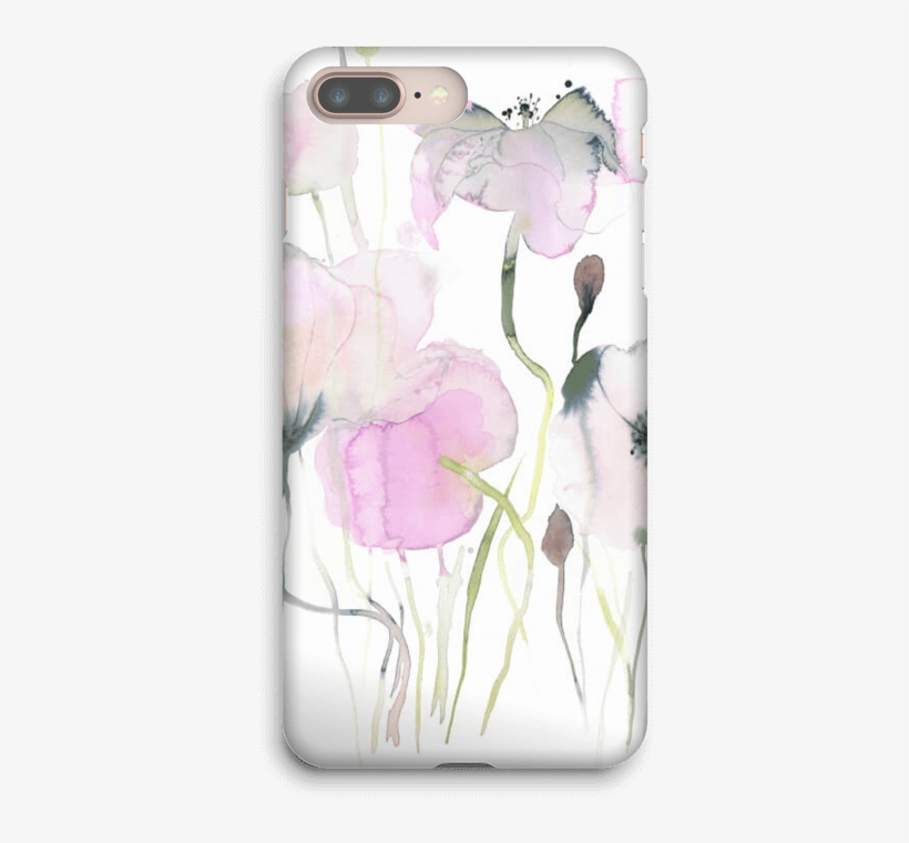 Painted Pink Flowers Case Iphone 8 Plus - Apple Macbook Pro, transparent png download