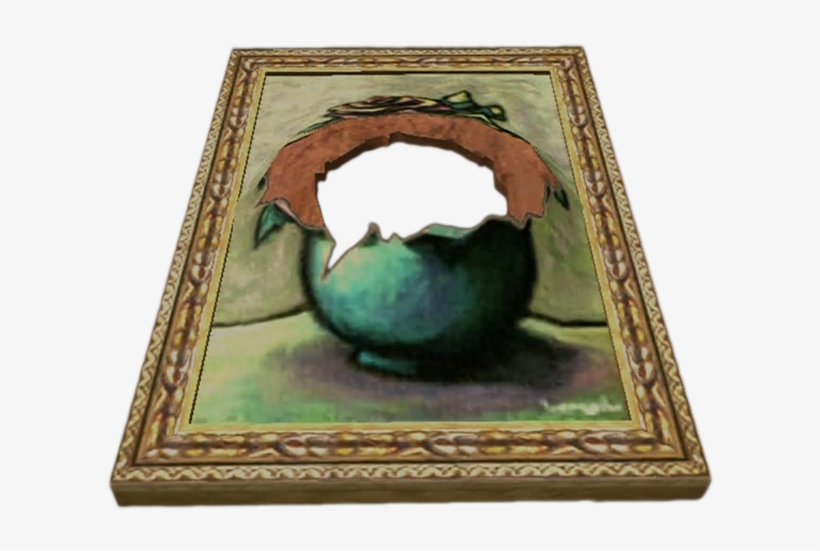 Dead Rising Paintings Flowers Broken - Picture Frame, transparent png download