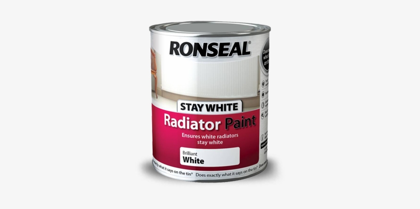 Sw Radiator Paint 750ml - Ronseal Radiator Paint, transparent png download