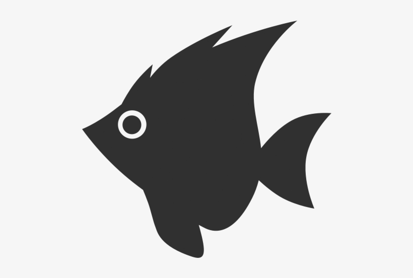 Fish Black Icon Transparent, transparent png download