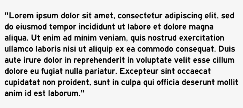 Lorem Ipsum Highway Gothic Sample - Highway Gothic, transparent png download