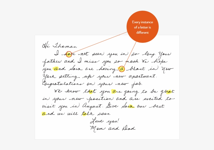 Digital Handwriting Is More Attractive Than Fonts And - Handwriting, transparent png download