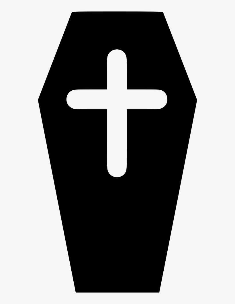 Coffin Death Cross Casket Comments - Cross, transparent png download