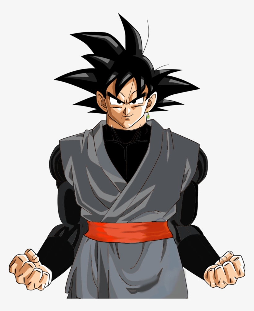Black Goku Ready To Fight - Goku Black Dragonball Super, transparent png download