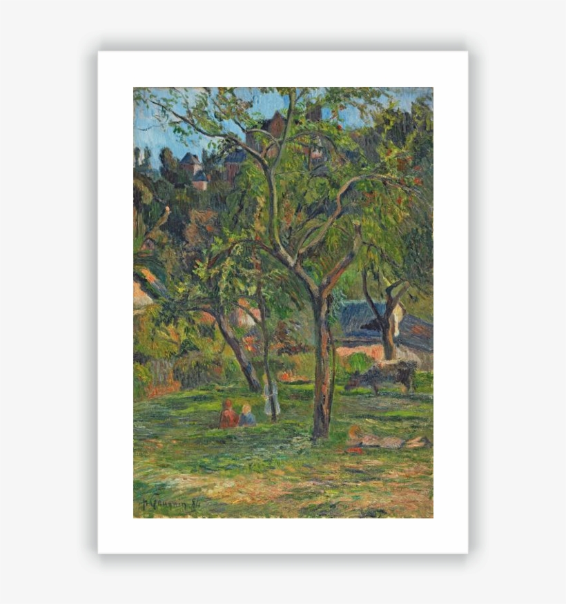 Orchard Under The Church Of Bihorel, transparent png download