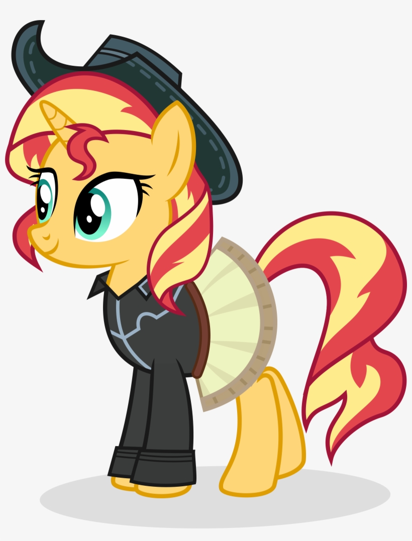 Cowgirl Shimmer By Punzil504-db9keyr - Sunset Shimmer, transparent png download