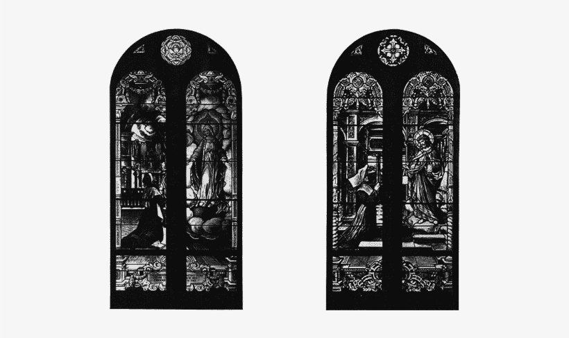 Catholic Stained Glass Window Png Transparent Image - Catholic Church Stained Window, transparent png download