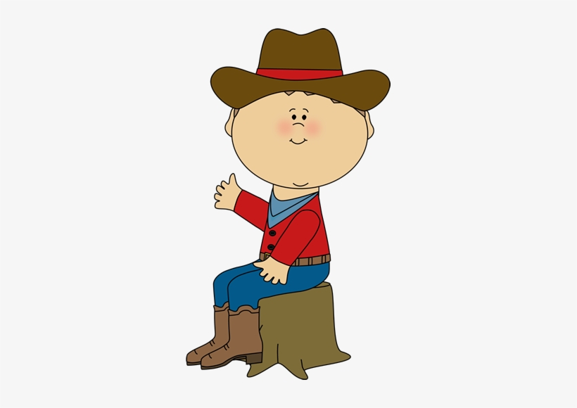 Cowgirl Clipart Love - Cowboy Sitting Clipart, transparent png download