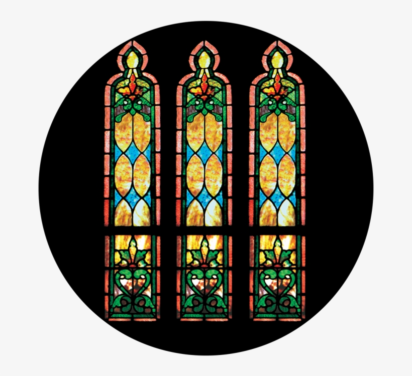 Stained Glass Windows Morning - Gobo Glass, transparent png download
