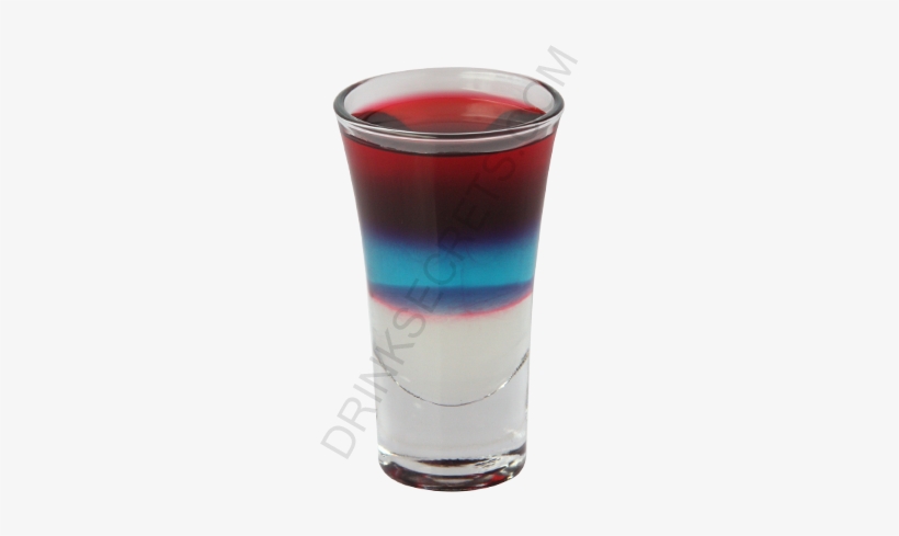 French Flag Cocktail Image - Drink French, transparent png download