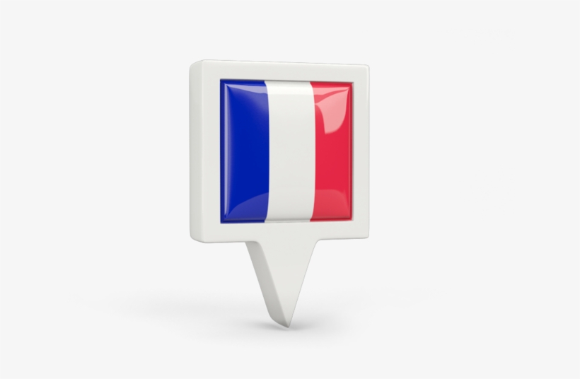 Illustration Of Flag Of France - French Flag Icon Png, transparent png download