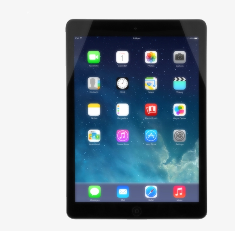 Ipadair - Apple Ipad: Air-16gb/gray (md785ll/a), transparent png download