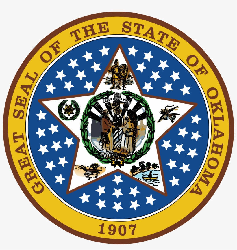 Elections In Oklahoma - State Seal For Oklahoma, transparent png download