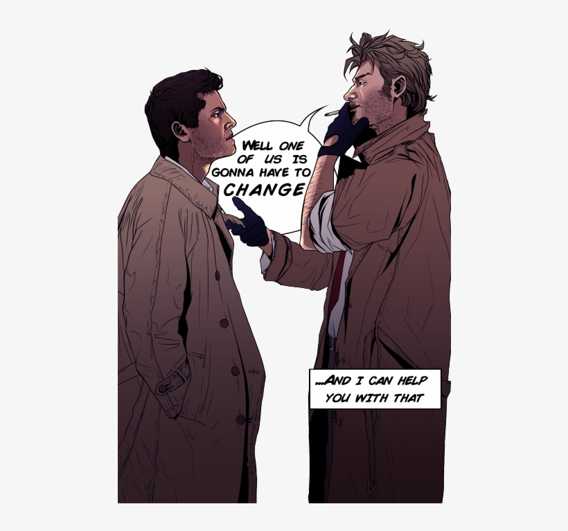 Mine Supernatural Castiel Obviously Constantine Dont - John Constantine Fan Art, transparent png download