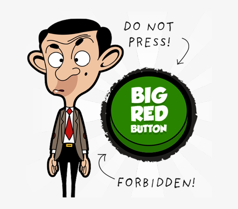Mr Bean Cartooons - Fundog Bandanas Bandana - I'm Kind To Large Dogs -, transparent png download
