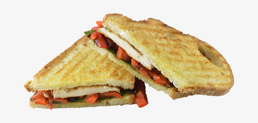Chicken Fajita Melt Panini - Ham And Cheese Sandwich, transparent png download