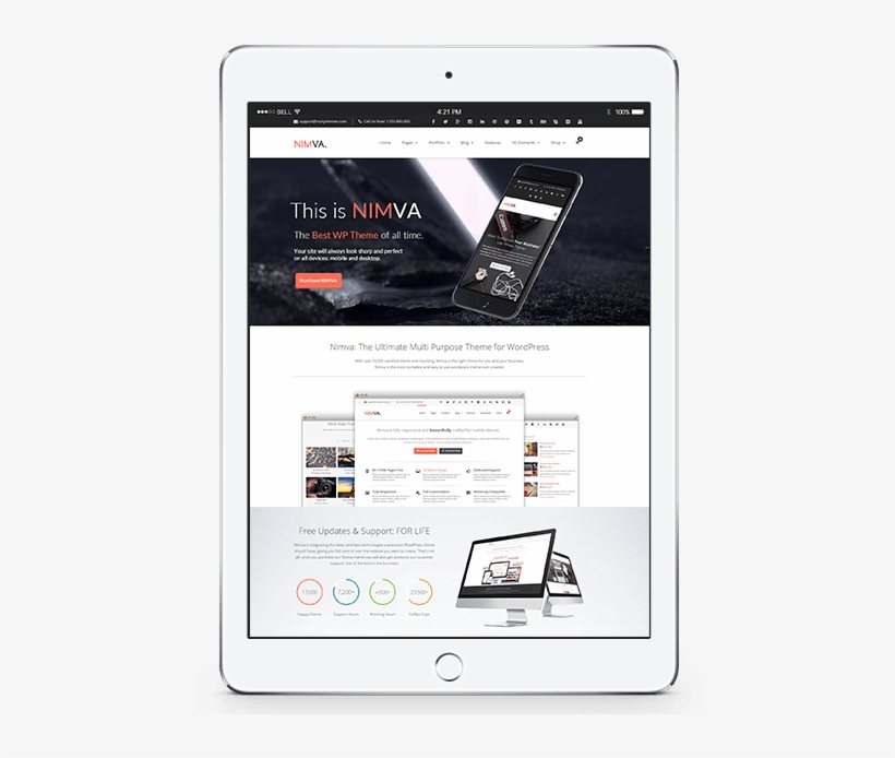 Ipad Air 2 Opt - Wordpress, transparent png download