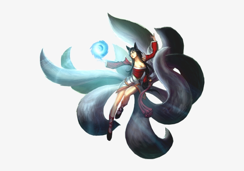 Ahri Splashart Classic Png Image - League Of Legends Ahri Png, transparent png download