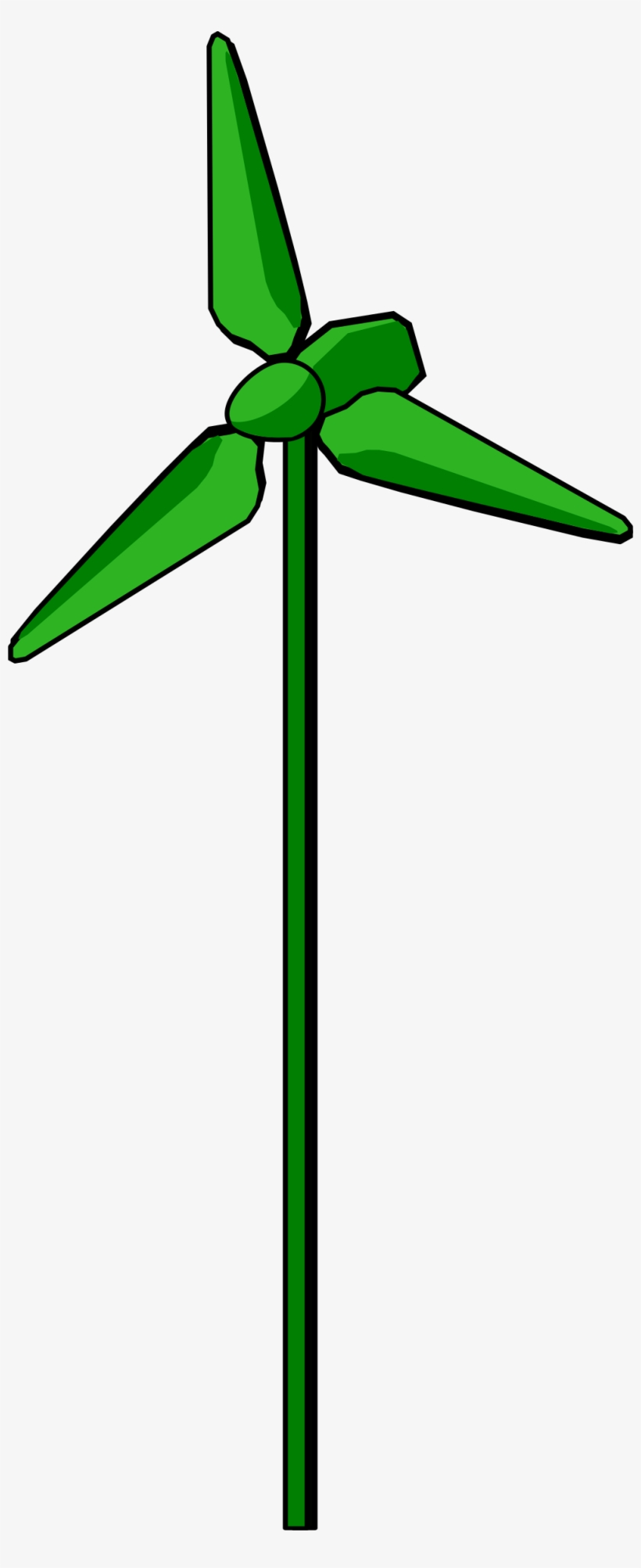 Clip Art Transparent Stock Wind Green Icons Png Free - Wind Turbine Clip Art, transparent png download