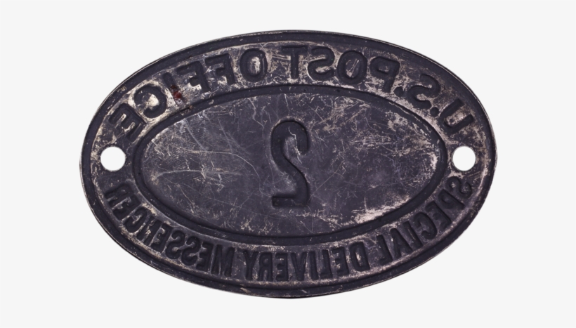 Post Office Special Delivery Messenger Hat Badge, Rare - New York City, transparent png download