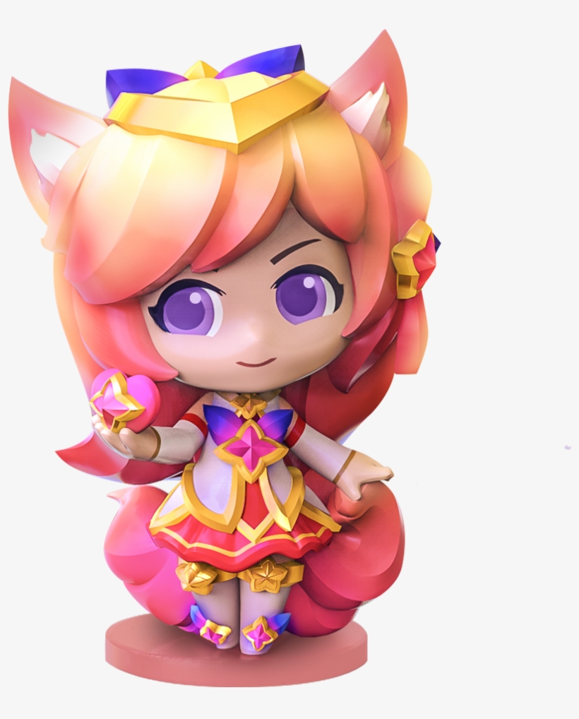 Star Guardian Team Mini - Star Guardian Ahri Figure, transparent png download