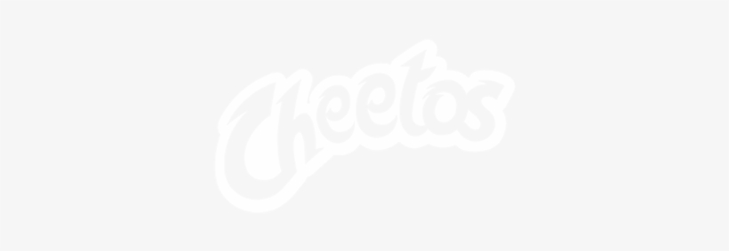 Cheetos Logo White - Cheetos Logo Black White, transparent png download